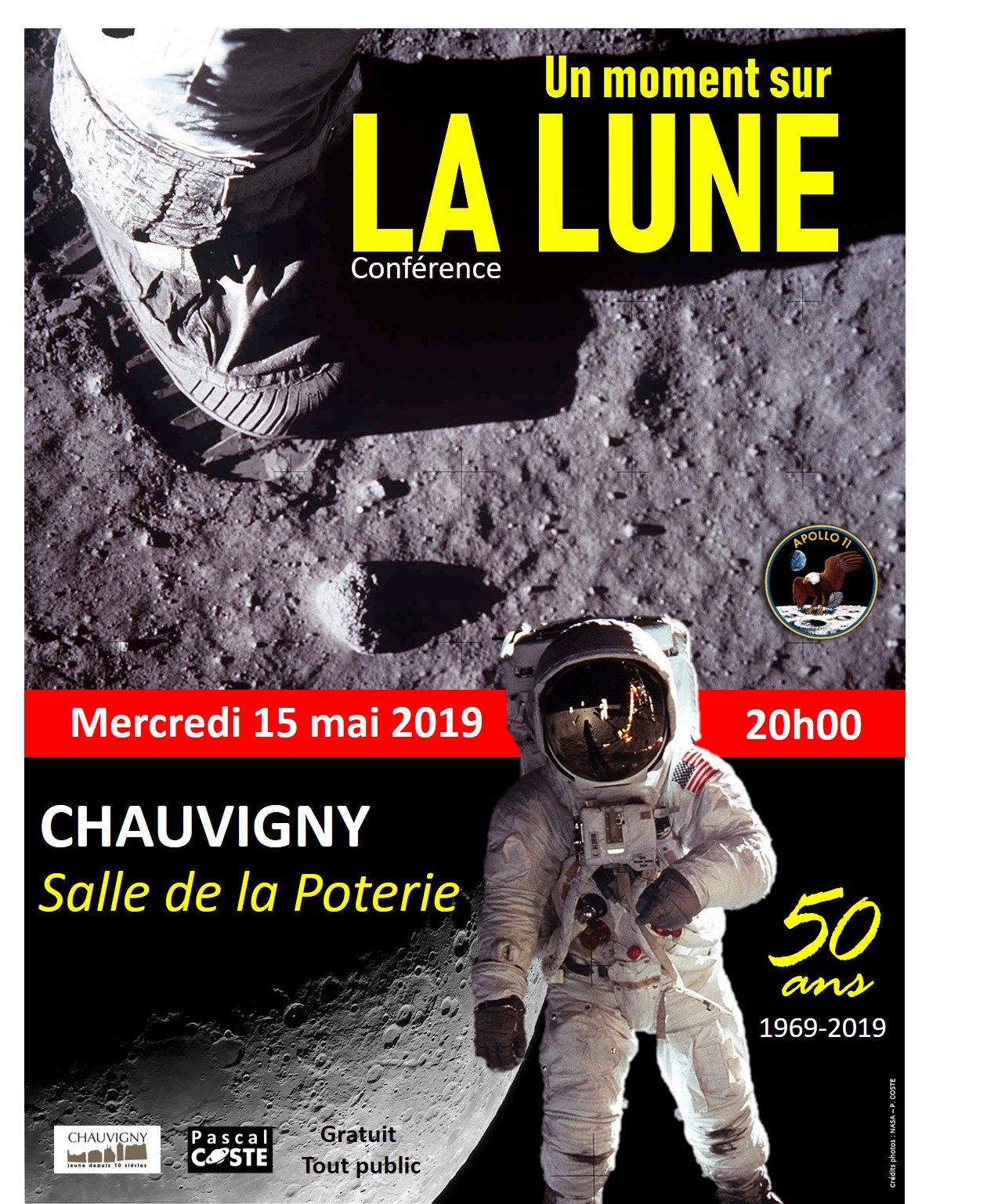Affiche LUNE CHAUVIGNY