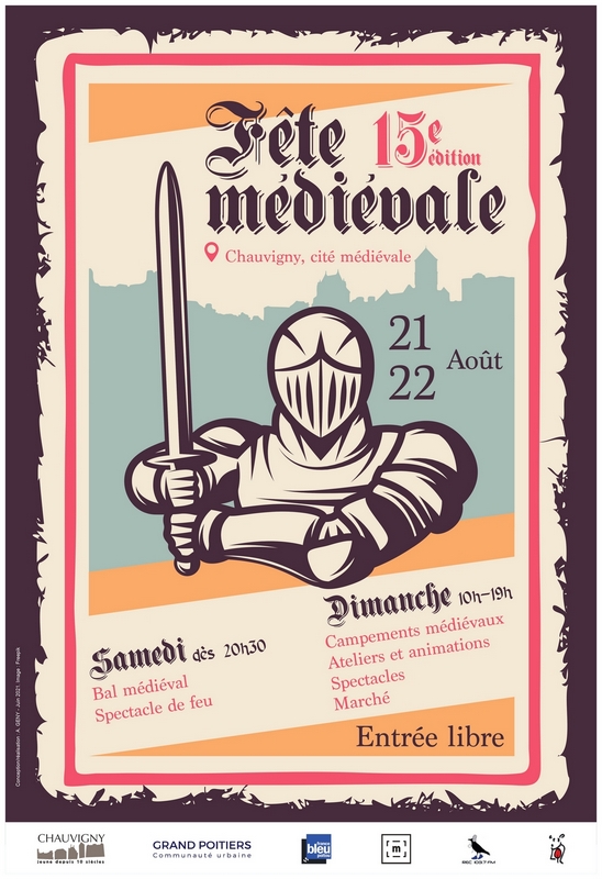 affiche fete medievale 2021 light