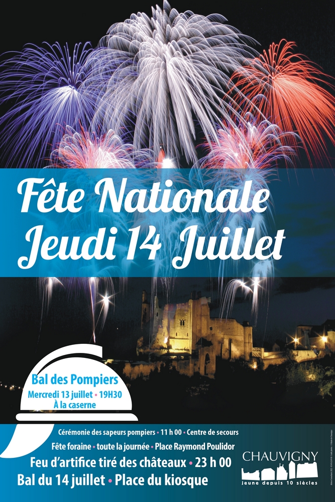 Chauvigny 14juillet 2022 light