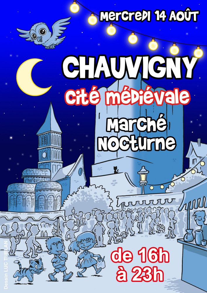 Affiche nocturne aout 2024