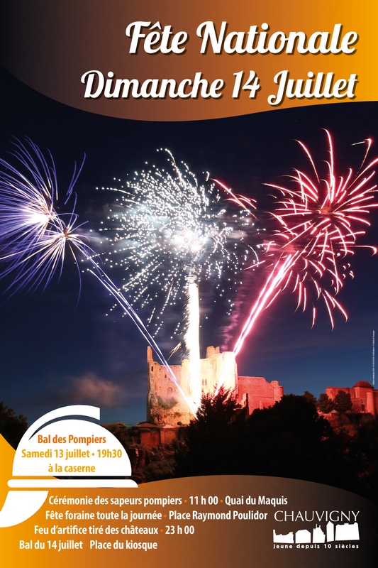Chauvigny 14juillet 2024 ecran