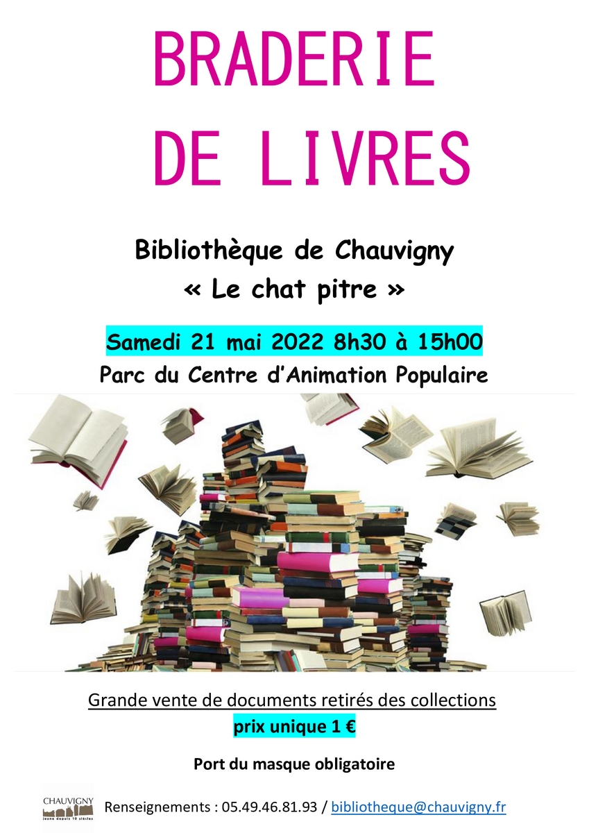 affiche braderie 2022
