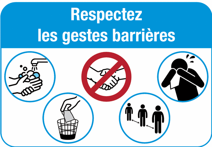 RESPECT DES GESTES BARRIERES