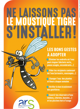 moustique tigre affiche ars idf
