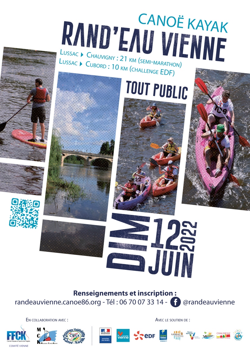 Affiche rando canoe 2022