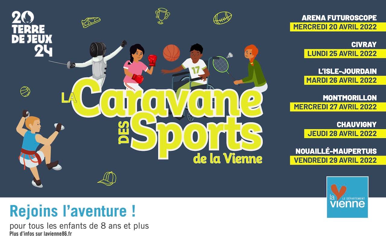 affiche caravane des sports 2022