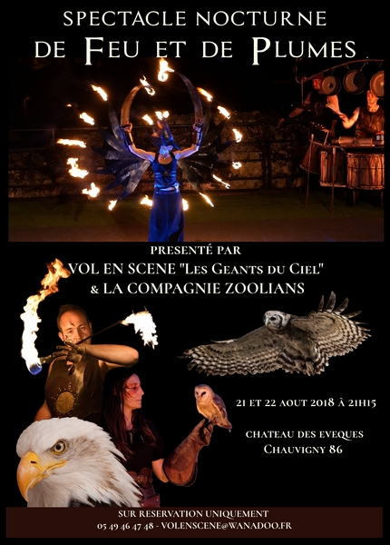de feu et de plumes AFFICHE 2018